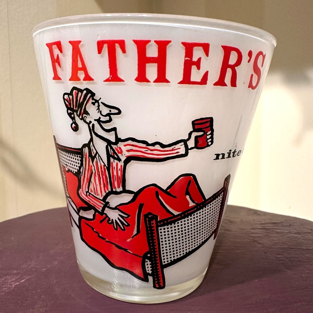 Vintage Father’s Nite Cap Glass
